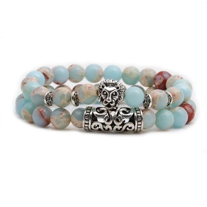 Fashion Animal Copper No Inlaid Bracelets In Bulk Natural Stone Bracelet Halloween