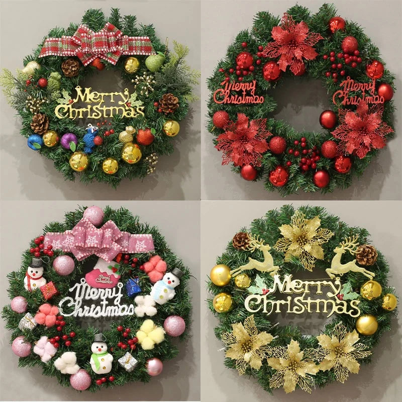 Export To Japan And Korea 40CM50CM60CM Christmas Garland Christmas Decorations Christmas Rattan