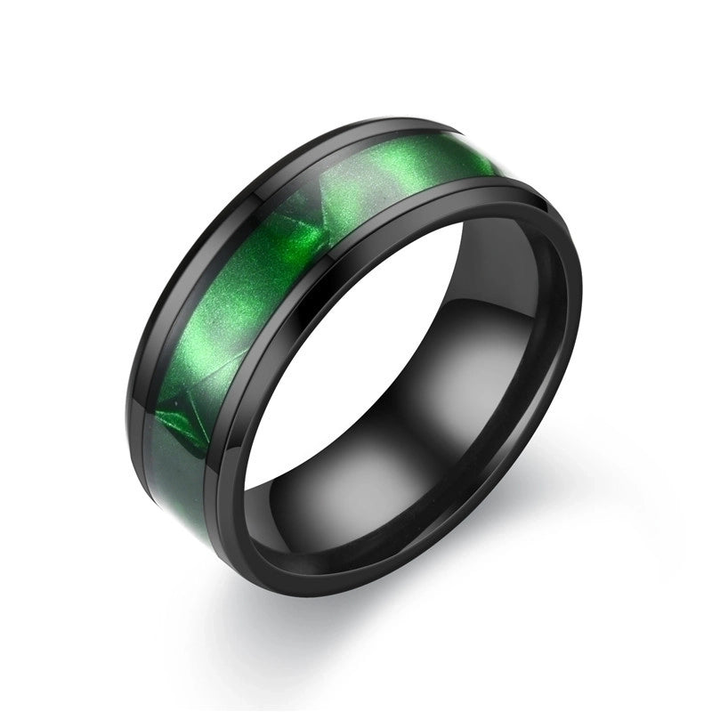 Fashion New Colorful Stainless Steel Ring