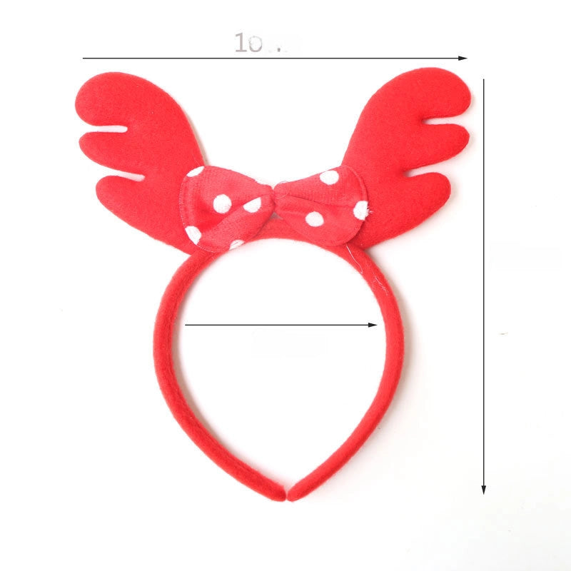 Christmas Hairband Old Man Snowman Elk Horn Headband Christmas Decorations Children Party Headdress