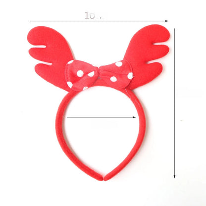 Christmas Hairband Old Man Snowman Elk Horn Headband Christmas Decorations Children Party Headdress