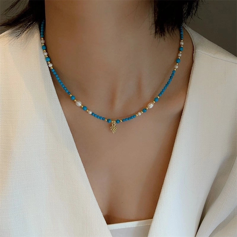 Minimalist Classic Style Round Freshwater Pearl Beaded Bracelets