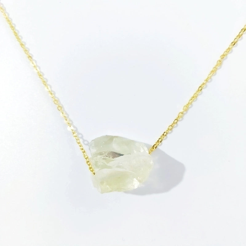 Fashion Solid Color Crystal Patchwork Pendant Necklace 1 Piece