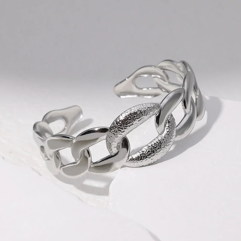 Chain Stainless Steel Electroplating Bangles