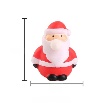 Squishy Toy Christmas Animal Santa Claus Snowman PVC TPR Toys