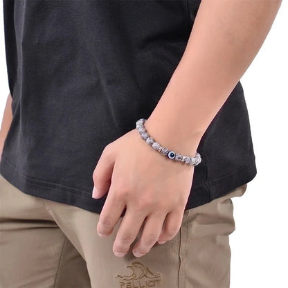 Ethnic Style Devil\'s Eye Natural Stone Beaded Bracelets