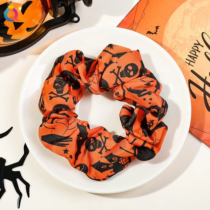 Halloween Funny Pumpkin Hair Tie