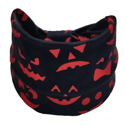 New Halloween Skull Cobweb Pumpkin Pattern Sweat-absorbent Yoga Running Headband Headband Headband Hair Accessories Headband