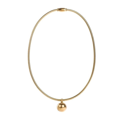 Modern Style Minimalist Heart Shape 304 Stainless Steel Choker