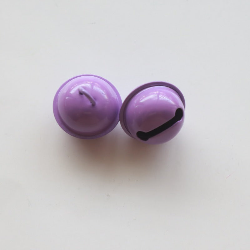 100 Pieces Fashion Bell Metal Iron Plating Christmas Women'S Keychain