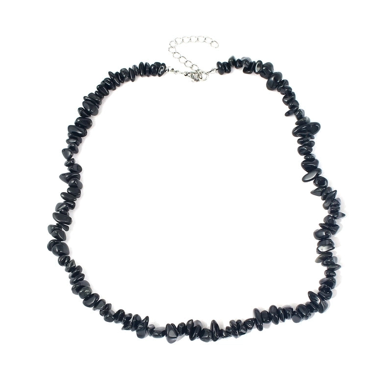 Vacation Irregular Geometric Natural Stone Crystal Handmade Necklace