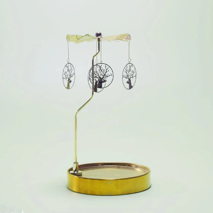 Novelty Solid Color Stainless Steel Metal Candlestick