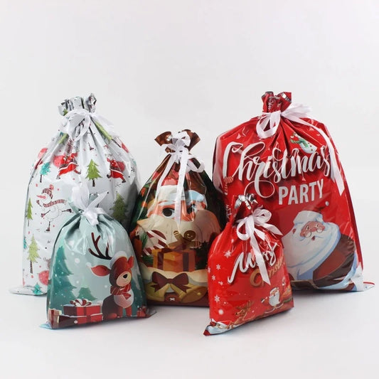 Cross-border New Product Christmas Tree Decoration Gift Bag Christmas Gift Bag Suit Christmas Halloween Candy Packaging