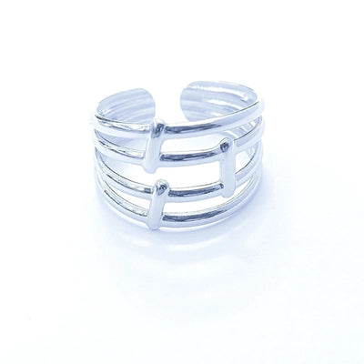 Minimalist Heart Shape Titanium Steel Open Rings
