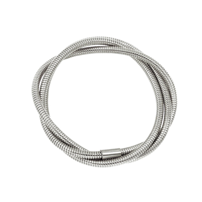 Minimalist Geometric 304 Stainless Steel 18K Gold Plated Bangle In Bulk