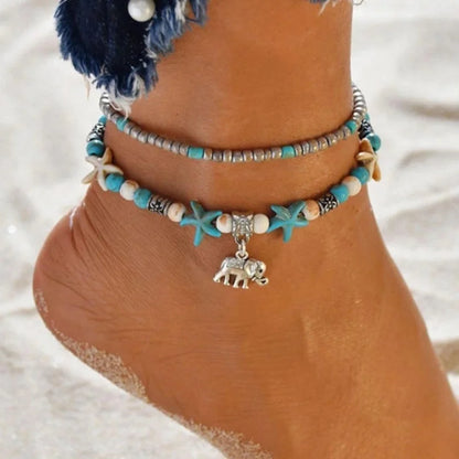 1 Piece Tongue Rings Marine Style Starfish Shell Alloy Plastic Glass