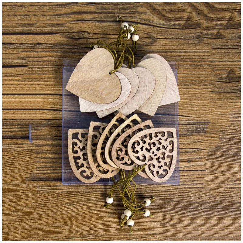 Christmas Wood Party Hanging Ornaments