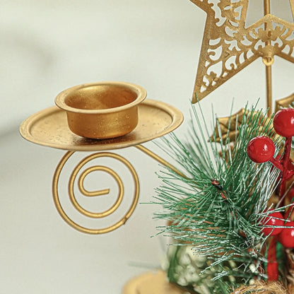 Christmas Casual Artistic Christmas Tree Iron