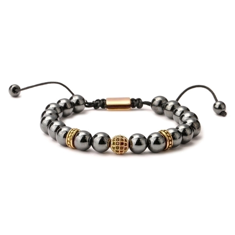 Retro Geometric Natural Stone Bracelets