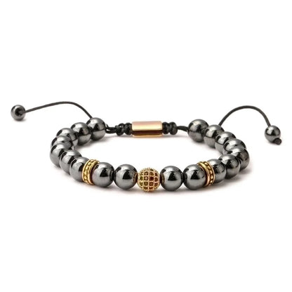 Retro Geometric Natural Stone Bracelets