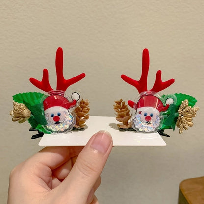 Christmas Cute Antlers Daily Hairpin