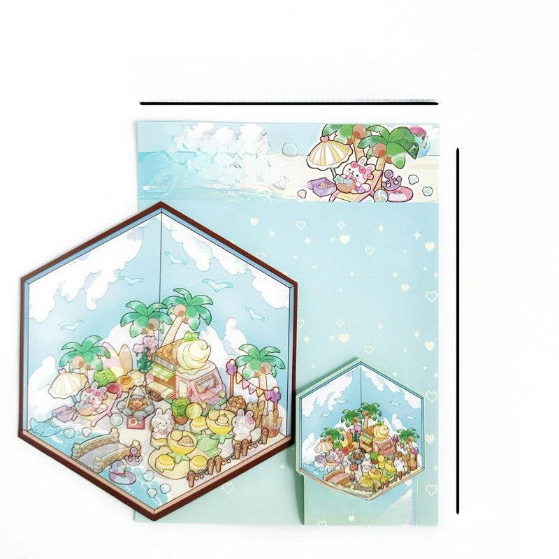 1 Set Cartoon Daily Paper Cute Stickers