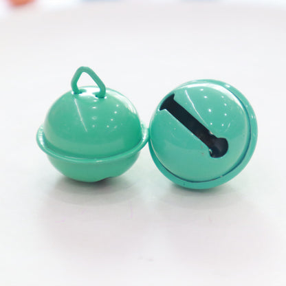 100 Pieces Fashion Bell Metal Iron Plating Christmas Women'S Keychain