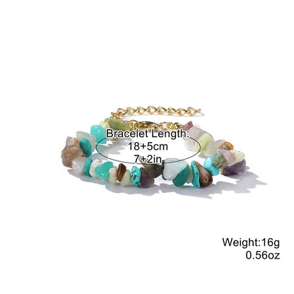 Fashion Geometric Natural Stone Bracelets 1 Piece