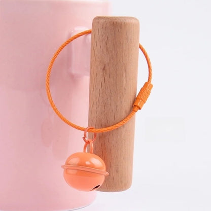 Cute Solid Color Bell Metal Unisex Bag Pendant Keychain 1 Piece
