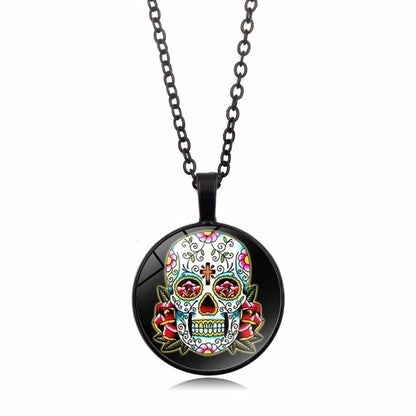 Minimalist Skull Alloy Plating Unisex Pendant Necklace 1 Piece