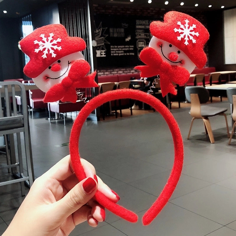 Christmas Nordic Style Cute Christmas Christmas Tree Santa Claus Antlers Flannel Holiday Shopping