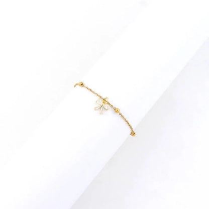 Elegant Minimalist Classic Style Bow Knot 201 Stainless Steel Artificial Crystal Cross Bead Necklace Bracelets In Bulk