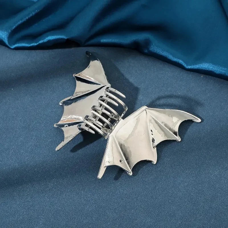Halloween Elegant Lady Streetwear Women's Bat Metal Plating Hair Claws