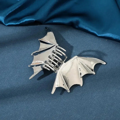 Halloween Elegant Lady Streetwear Women's Bat Metal Plating Hair Claws