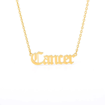 Basic Minimalist Classic Style Constellation 304 Stainless Steel Plating Pendant Necklace