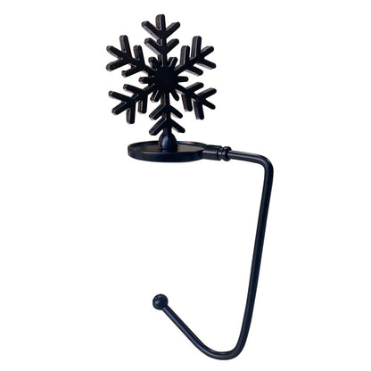 Christmas Fireplace Hook Metal Bag Hook Snowflake Christmas Stocking Hook In Stock
