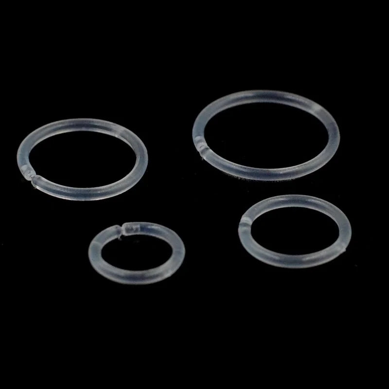 1 Piece Lip Rings Hawaiian Tropical Classic Style Circle Arylic Ear Cartilage Rings & Studs Nose Rings & Studs