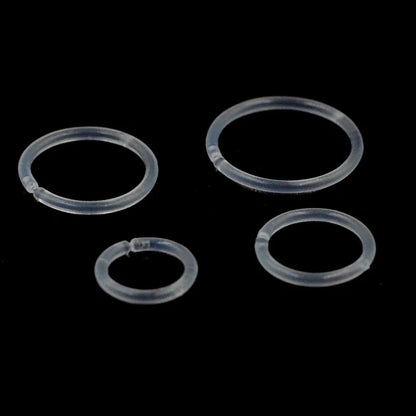 1 Piece Lip Rings Hawaiian Tropical Classic Style Circle Arylic Ear Cartilage Rings & Studs Nose Rings & Studs