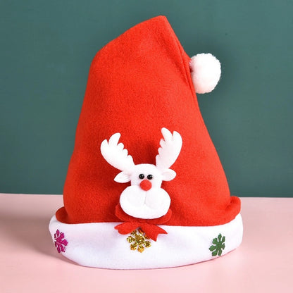 Christmas Fashion Antlers Cloth Party Christmas Hat