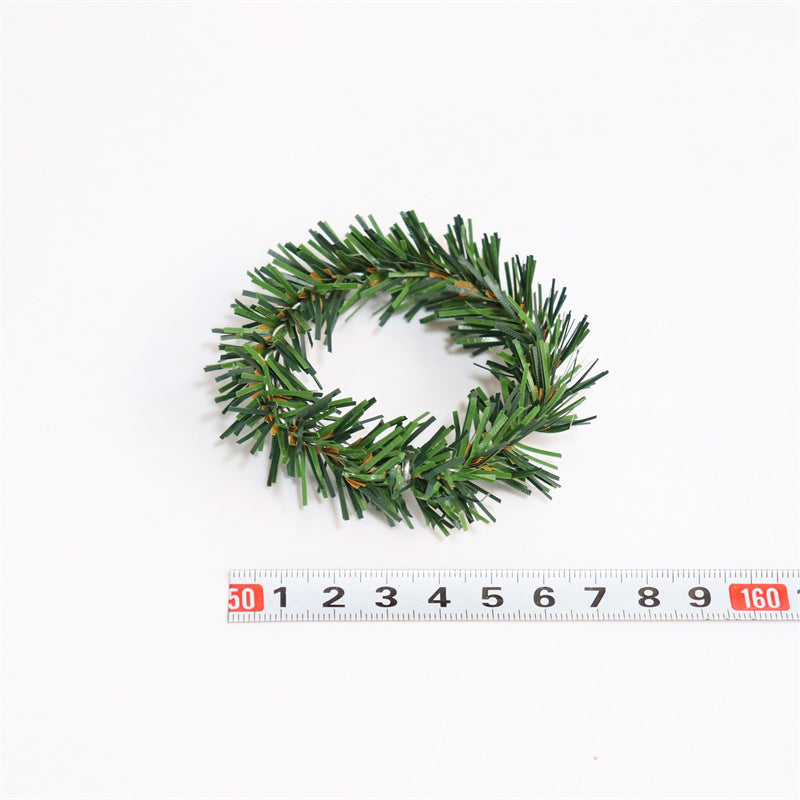 2 Pieces Can Be Matched With Christmas Decoration Pine Needle Napkin Rings For Hotel And Home Use Napkin Holders