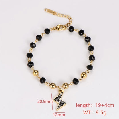 Vintage Style Minimalist Christmas Tree Moon Heart Shape 304 Stainless Steel Bracelets In Bulk Christmas