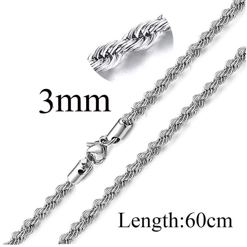 Titanium Steel Minimalist Waves Plating Necklace
