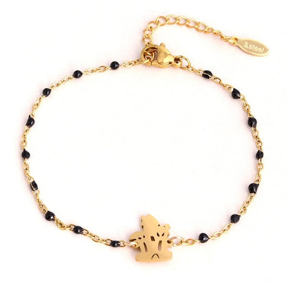 Modern Style Classic Style Ghost Unforgettable 304 Stainless Steel Bracelets In Bulk Stainless Steel Bracelets Halloween