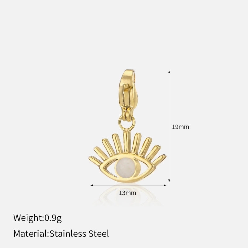 Casual Minimalist Heart Shape Flower 304 Stainless Steel Artificial Rhinestones Zircon 18K Gold Plated Polishing Inlay Bracelets Necklace