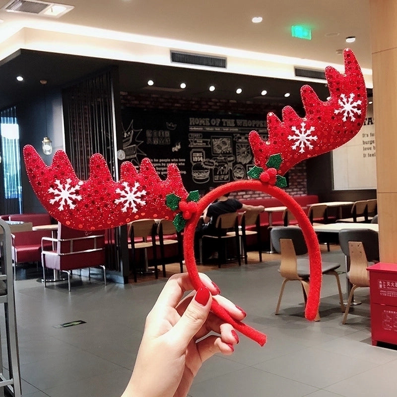 Christmas Nordic Style Cute Christmas Christmas Tree Santa Claus Antlers Flannel Holiday Shopping