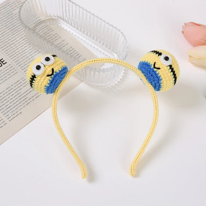 Halloween Cute Women's Pumpkin Snowman Skull Yarn Hair Band