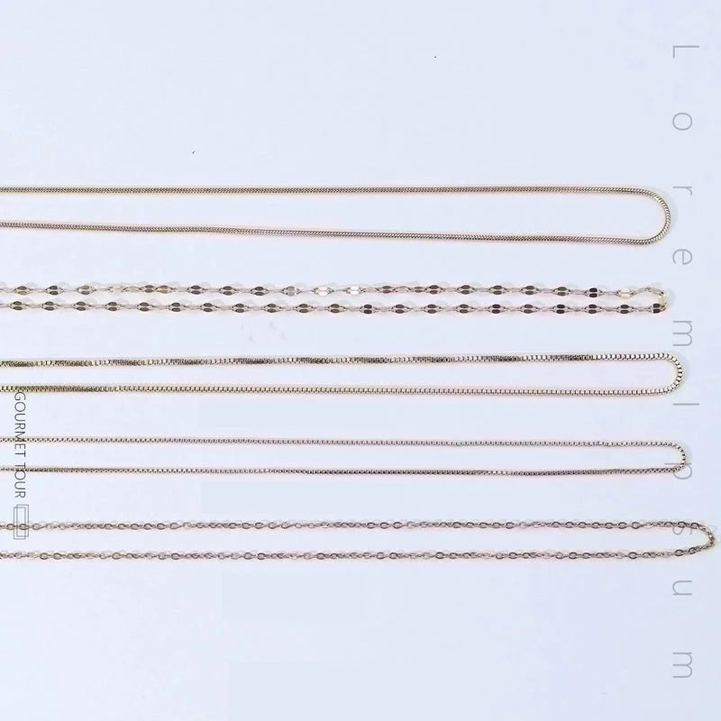 Titanium Steel Minimalist Plating Solid Color Necklace