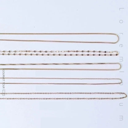 Titanium Steel Minimalist Plating Solid Color Necklace