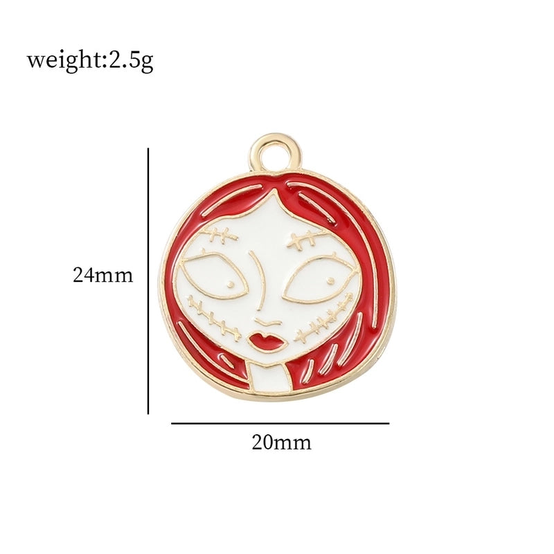 1 Piece Alloy Halloween Pattern Pendant