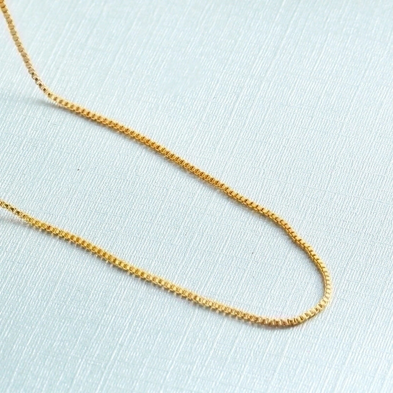 Minimalist Geometric Copper Gold Plated Necklace